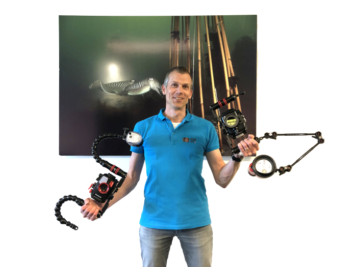 Welke armen voor onderwatercamera
