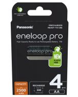 Panasonic Eneloop Pro AA 2500 mAh 4-pak penlite batterijen