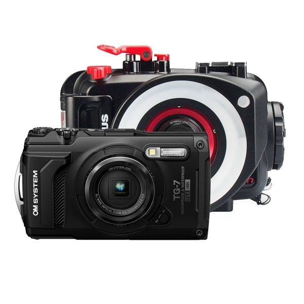 OLYMPUS ＴＧ-7 Olympus TG-7 Black Super Macro Diver Kit