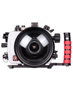 Ikelite onderwaterhuis voor de Nikon D850 - vooraanzicht