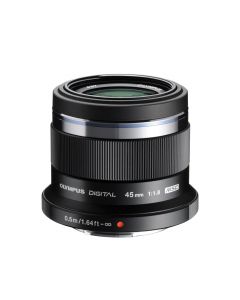 Olympus M.ZUIKO DIGITAL 45mm 1:1.8 zwart