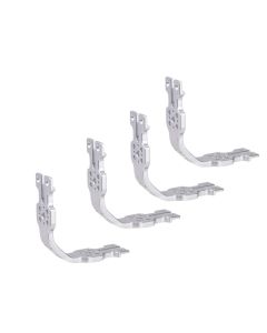 AOI MDS-01-BKT-4-SLR L Bracket Set Silver