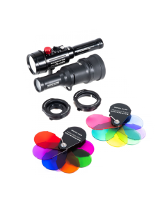 Backscatter Mini Flash 3 + OS-1 Snoot + kleurfilters pakket