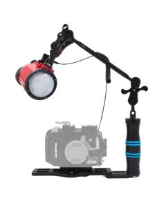 INON S-220 flitserset met aluminium tray + ball arm