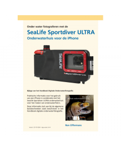 Bijlage onderwater fotograferen met Sealife Sportdiver - iPhone