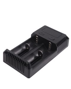 Gebruikte Nitecore i2 lader + 2x NL1835HP 3500mAh accu's