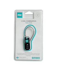 HPRC 3-cijferig combinatieslot TSA-goedgekeurd met flexibel kabelontwerp # 85227