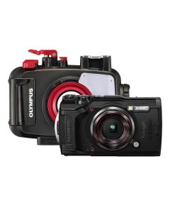 Huur OM system TG-7 onderwatercamera met PT-059 housing #1