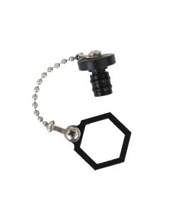 Ikelite Vacuum Valve Plug with Chain #9072.61