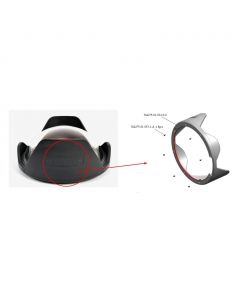 Shade for 230mm optical glass fisheye dome port II