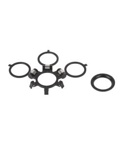 Nauticam M67 drievoudige fliphouder voor M67 poorten
