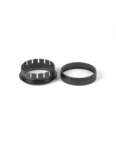 Zoom gear voor Panasonic Lumix S PRO 24-70mm f/2.8, biedt soepele zoomcontrole voor videografen.