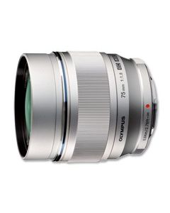 Olympus M.ZUIKO DIGITAL ED 75mm 1:1:8 zilver