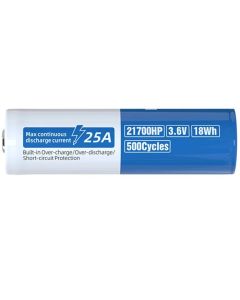 XTAR 21700HP 5000mAh 25A Battery