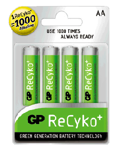 GP Recyko AA (penlite) batterijen (4 stuks)