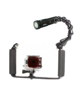 GoPro 1300 Lumen onderwater videolamp set