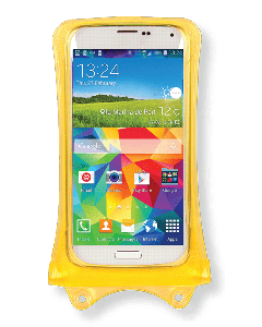 DiCAPac WP-C1 gele waterdichte zak voor smartphones tot 5"