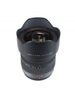 Gebruikte Panasonic G Vario 1:4/7-14 ASPH Lumix zoom lens