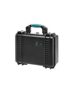 HPRC 2400 koffer met plukfoam - zwart/blauw bassano
