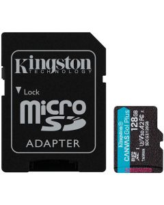 Kingston 128GB microSDXC Canvas Go Plus 170R/90W A2 U3 V30