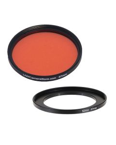 Roodfilter 52mm set (kleurcorrectie filter voor blauw water)