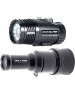 Backscatter MW-4300 & OS-1 videolamp & Snoot pakket