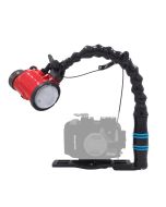 INON S-220 strobe package with aluminum tray and flex arm