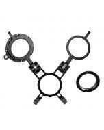 Dubbele flipadapter voor de Nauticam MWL-1 (86222)