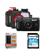 Olympus Tough TG-7 zwart + PT-059 onderwaterhuis