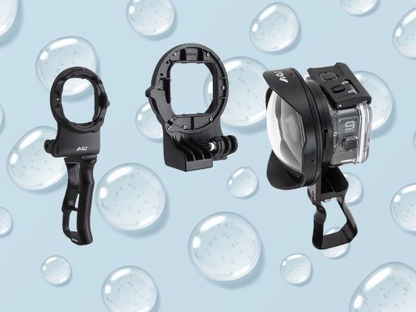 voorzetlenzen voor actiecamera onderwater
