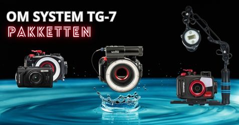 Welk OM System Tough TG-7 onderwatercamera pakket past bij jou?