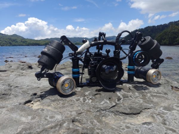 Weefine drijfblokken voor onderwwatercamera