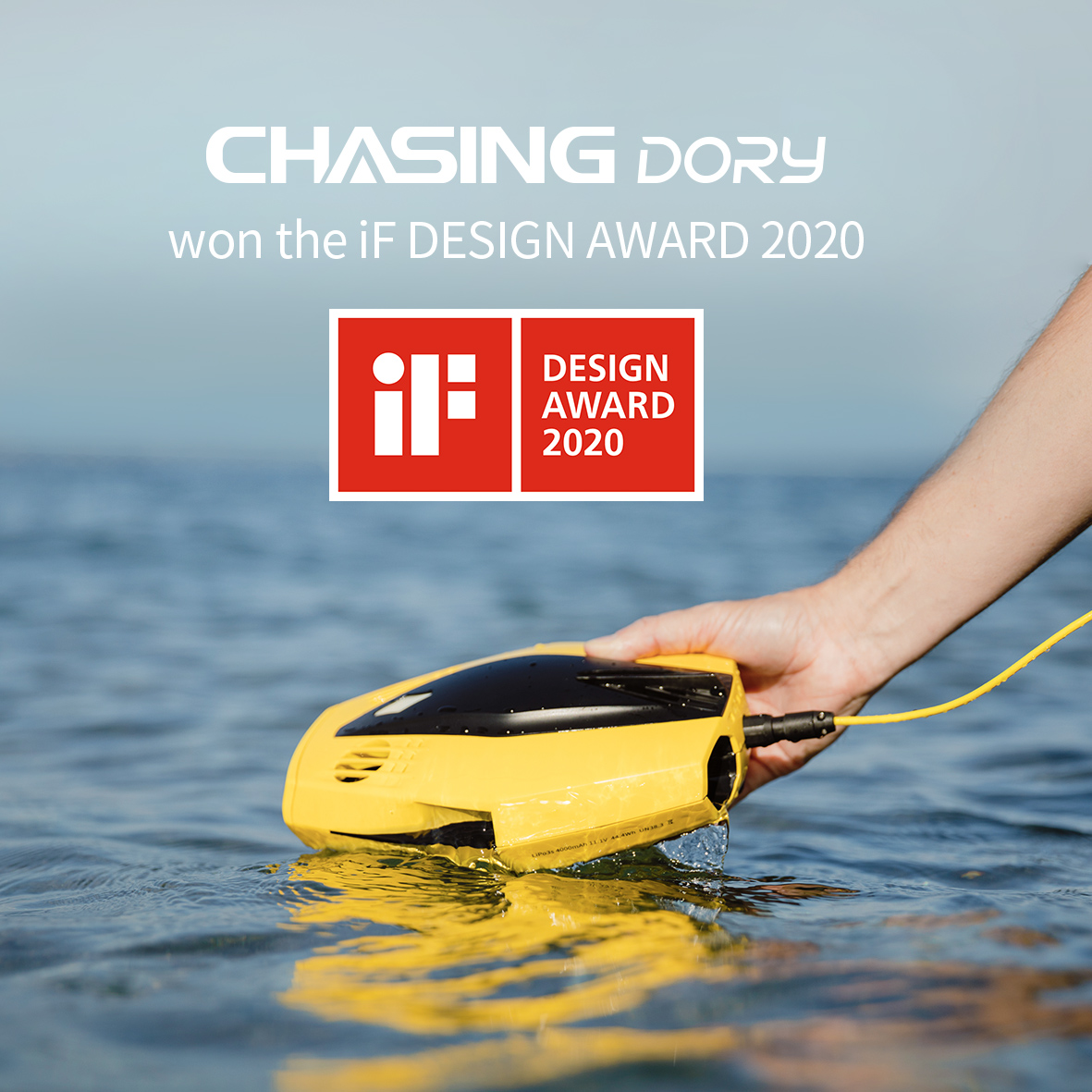 Onderwater drone Dory heeft de iF DESIGN AWARD 2020 gewonnen