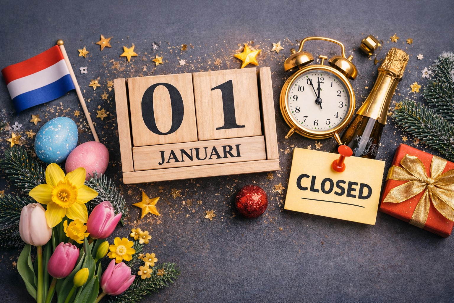 Openingstijden tijdens feestdagen