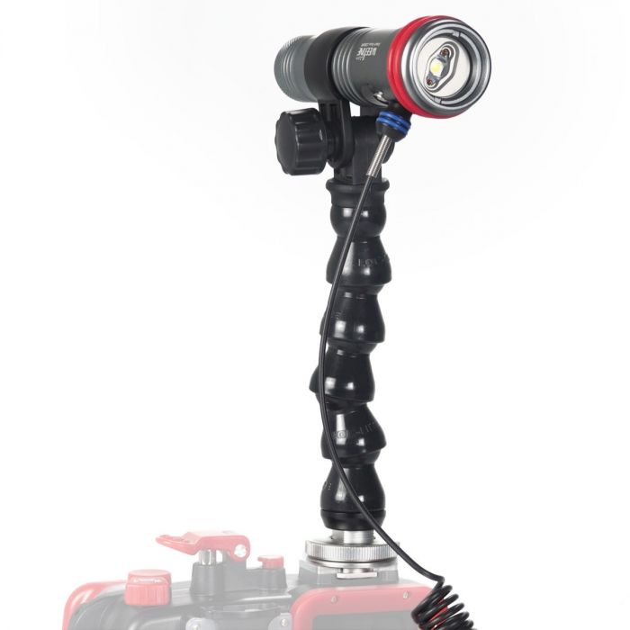 Focuslamp met eigen optische kabel