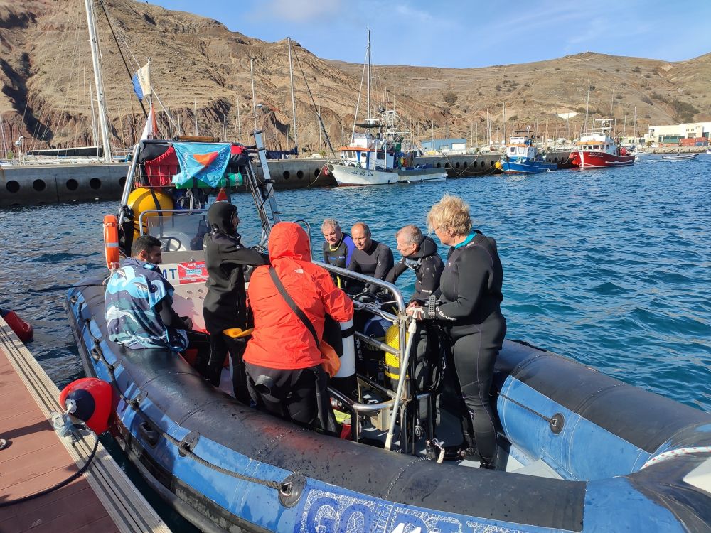 Vandaag is de eerste wedstrijddag van het WK Onderwaterfotografie in Porto santo