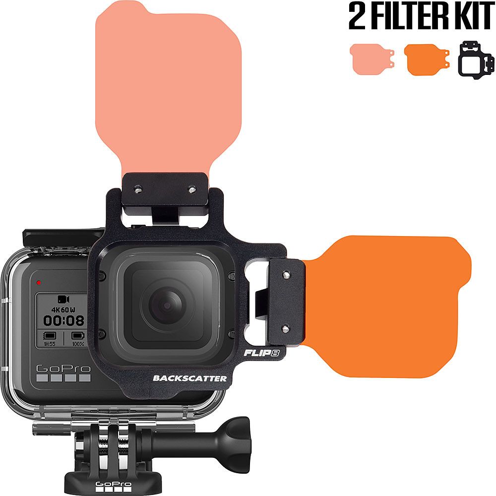 FLIP8 twee filter kit (shallow en dive) voor GoPro 5,6,7,8 FLIP8 twee filter kit (shallow en dive) voor GoPro 5,6,7,8