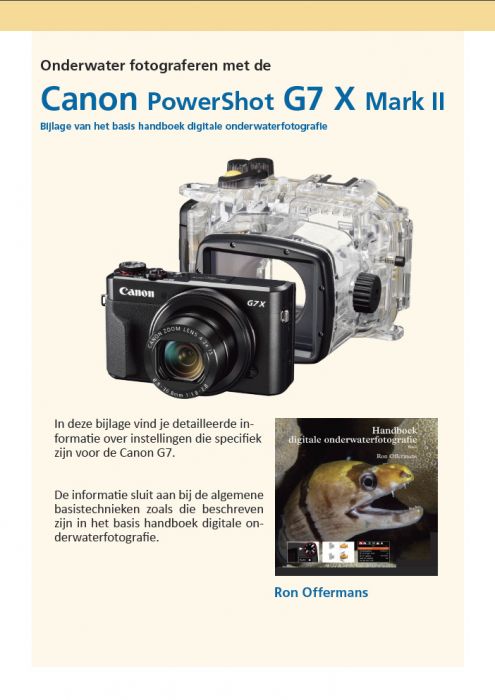 Bijlage bij basishandboek onderwaterfotografie