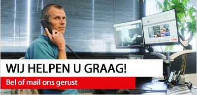 Vragen? Bel of mail ons gerust Vragen? Bel of mail ons gerust