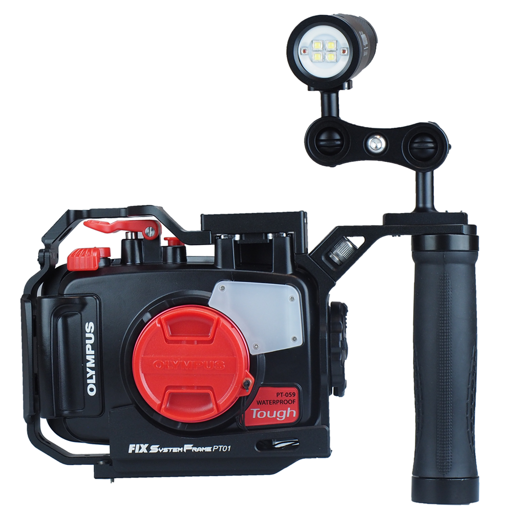 Olympus TG-6 Zwart Fix System Frame Bigblue 2600 kit Olympus TG-6 Zwart Fix System Frame Bigblue 2600 kit